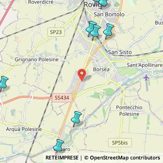 Mappa Località Borsea c, 45100 Rovigo RO, Italia (3.71)