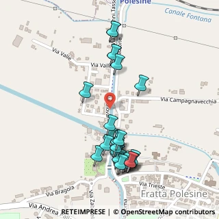 Mappa Via Ruga, 45025 Fratta Polesine RO, Italia (0.244)