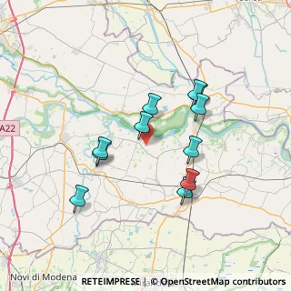 Mappa Strada Teste, 46020 Quingentole MN, Italia (6.4)