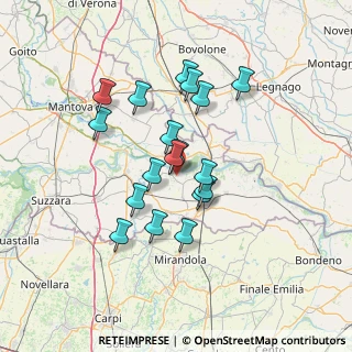Mappa Strada Teste, 46020 Quingentole MN, Italia (11.62278)