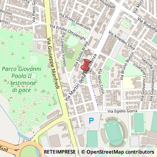 Mappa Via Martiri della Resistenza, 26, 29122 Piacenza, Piacenza (Emilia Romagna)