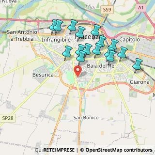 Mappa Via Martiri della Resistenza, 29121 Piacenza PC, Italia (1.92875)