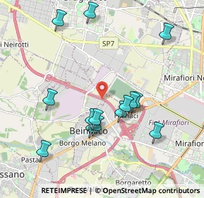 Mappa Strada del Bottone, 10043 Cascina Barbera , Italia (1.975)