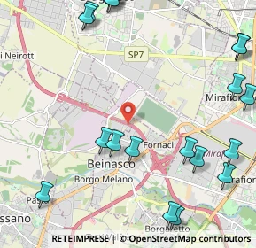 Mappa Strada del Bottone, 10043 Cascina Barbera , Italia (3.026)