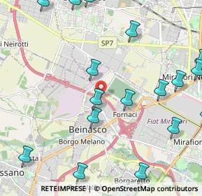 Mappa Strada del Bottone, 10043 Cascina Barbera , Italia (3.0285)