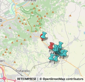 Mappa Via Chieri, 10025 Pino torinese TO, Italia (3.50727)