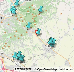 Mappa Via Chieri, 10025 Pino torinese TO, Italia (5.21688)