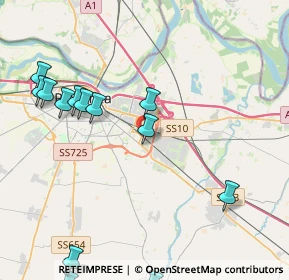 Mappa Via Lavelli, 29122 Piacenza PC, Italia (5.24385)