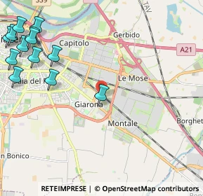 Mappa Via Lavelli, 29122 Piacenza PC, Italia (3.13462)