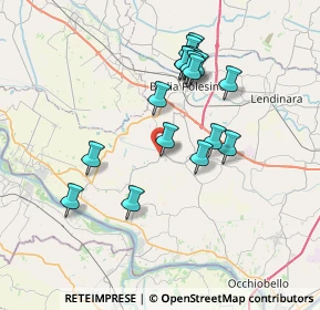 Mappa Via Antonio Canova, 45027 Trecenta RO, Italia (6.72353)