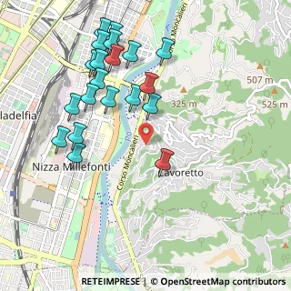 Mappa Strada degli Alberoni, 10133 Torino TO, Italia (1.0895)