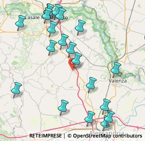 Mappa 15040 Mirabello Monferrato AL, Italia (9.733)