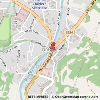 Mappa Via Monginevro,  17, 10056 Oulx, Torino (Piemonte)