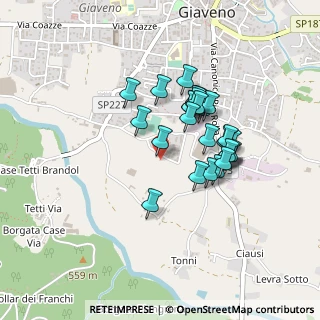 Mappa Via Rodolfo Reguzzoni, 10094 Giaveno TO, Italia (0.34815)