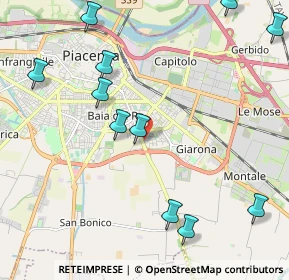 Mappa Via Giulio Pastore, 29122 Piacenza PC, Italia (2.61545)