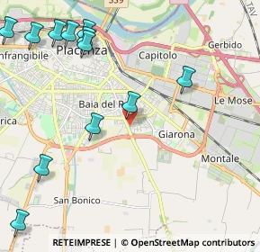 Mappa Via Giulio Pastore, 29122 Piacenza PC, Italia (2.81)