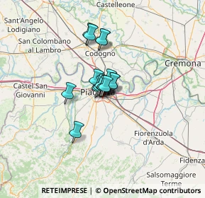 Mappa Via Giulio Pastore, 29122 Piacenza PC, Italia (6.80938)