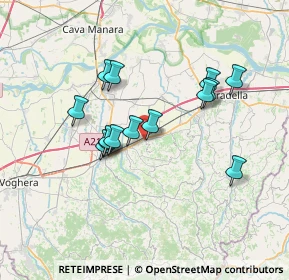 Mappa Via Martiri della Liberta, 27046 Santa Giuletta PV, Italia (6.13357)