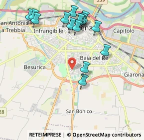 Mappa Via Pietro Motti, 29122 Piacenza PC, Italia (2.23133)