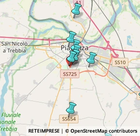 Mappa Via Pietro Motti, 29122 Piacenza PC, Italia (3.38727)