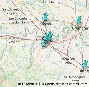 Mappa Via Riglio, 29122 Piacenza PC, Italia (25.505)