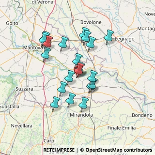 Mappa Strada Fienili, 46020 Quingentole MN, Italia (12.3775)