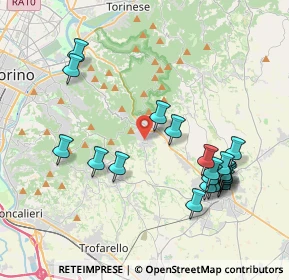 Mappa Via Villa Lovera, 10025 Pino Torinese TO, Italia (4.2455)