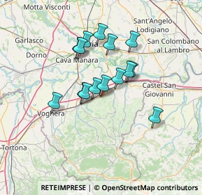 Mappa Via Roma, 27050 Redavalle PV, Italia (10.782)