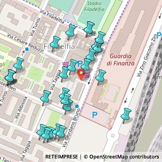 Mappa Centro Commerciale Millecity Center Via Giordano Bruno, 10100 Torino TO, Italia (0.13571)