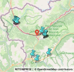 Mappa 10056 Oulx TO, Italia (7.68429)