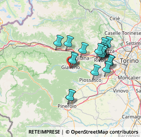 Mappa Via dei Muretti, 10094 Giaveno TO, Italia (12.1555)