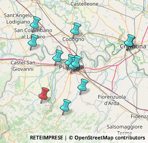 Mappa Via Lino Vescovi, 29122 Piacenza PC, Italia (14.00833)