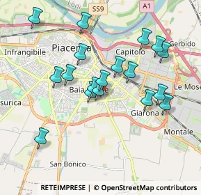 Mappa Via Lino Vescovi, 29122 Piacenza PC, Italia (1.77222)