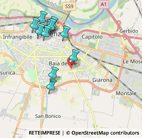 Mappa Via Bernardino Pollinari, 29122 Piacenza PC, Italia (2.03583)