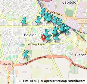 Mappa Via Lino Vescovi, 29122 Piacenza PC, Italia (0.7725)
