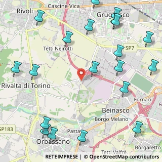 Mappa INTERPORTO SITO 3 STRADA, 10141 Rivoli TO, Italia (3.072)