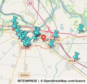 Mappa Strada Anselma, 29122 Piacenza PC, Italia (3.617)