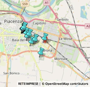 Mappa Strada Anselma, 29122 Piacenza PC, Italia (1.77111)