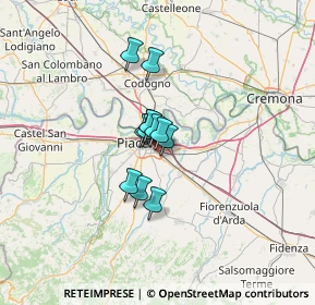 Mappa Strada Anselma, 29122 Piacenza PC, Italia (7.08417)