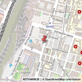 Mappa Via Nizza, 218, 10126 Torino, Torino (Piemonte)