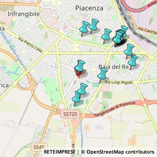 Mappa Via Alfredo Sbolli, 29122 Piacenza PC, Italia (1.1195)
