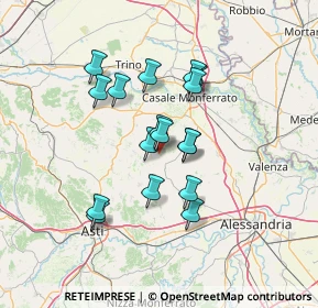 Mappa Via Abba, 15030 Olivola AL, Italia (11.27647)