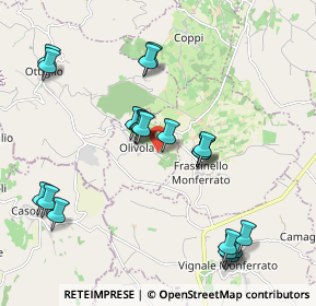 Mappa Via Abba, 15030 Olivola AL, Italia (2.1235)
