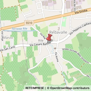 Mappa Via Cesare Battisti,  17, 27050 Redavalle, Pavia (Lombardia)