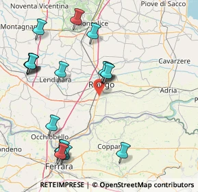 Mappa Via Combattenti Alleati d' Europa, 45100 Rovigo RO, Italia (18.34667)