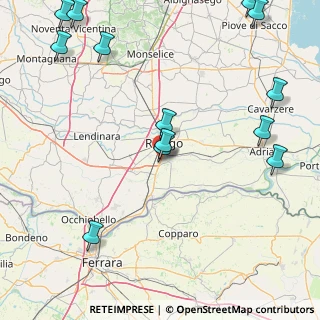 Mappa Via Combattenti Alleati d' Europa, 45100 Rovigo RO, Italia (22.91923)