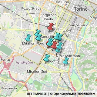 Mappa Via Paolo Sarpi, 10134 Torino TO, Italia (1.08071)