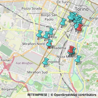 Mappa Via Paolo Sarpi, 10134 Torino TO, Italia (2.295)