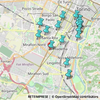 Mappa Via Paolo Sarpi, 10134 Torino TO, Italia (2.37789)