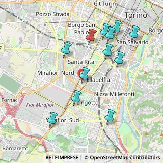 Mappa Via Paolo Sarpi, 10134 Torino TO, Italia (2.14)